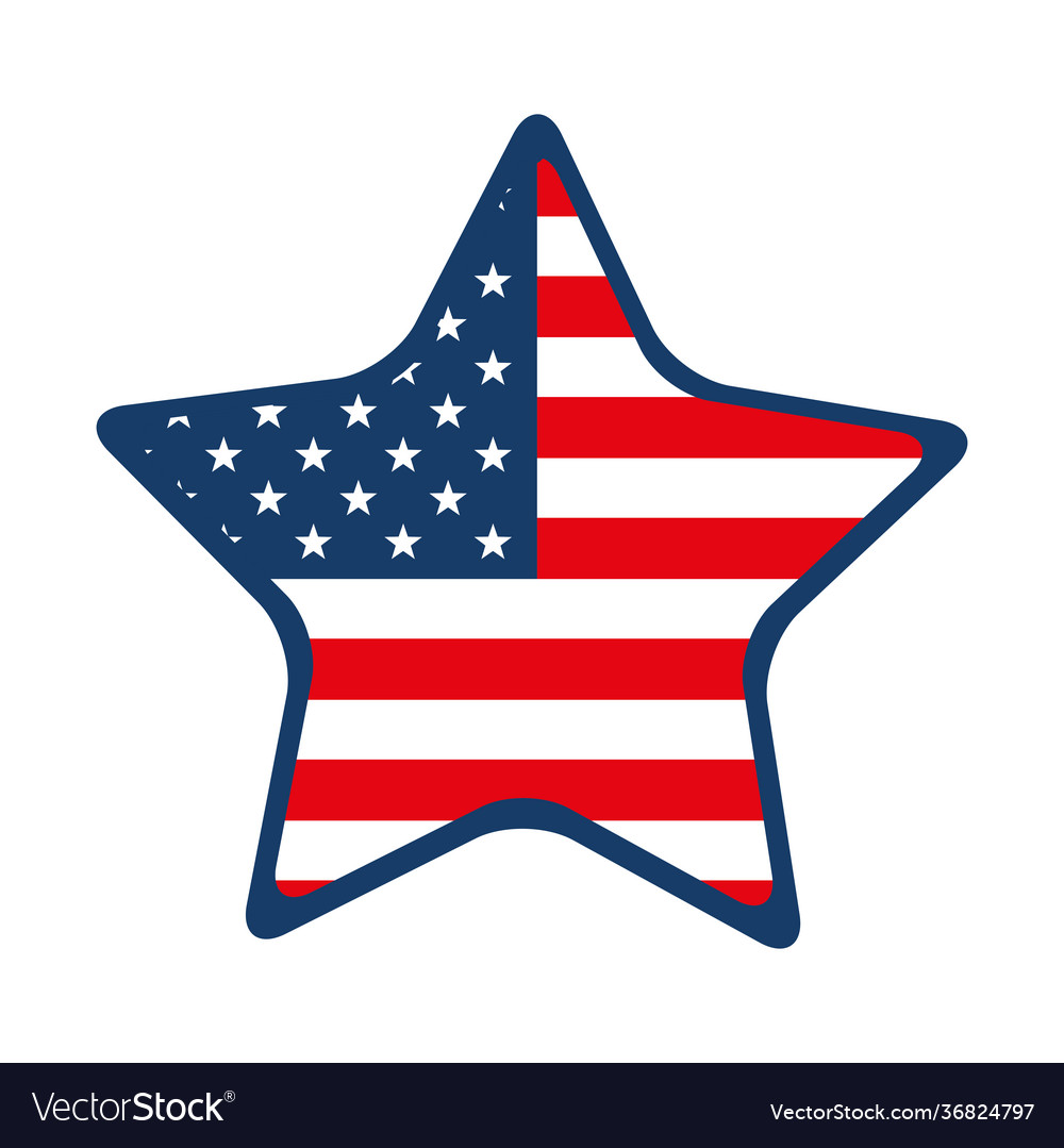 Flag united states Royalty Free Vector Image - VectorStock