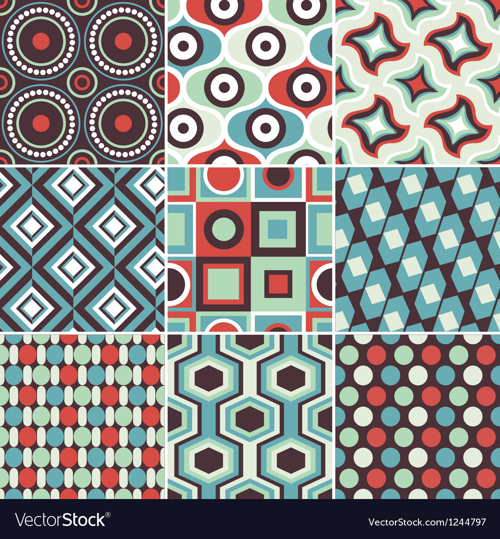 Retro Geometric Pattern