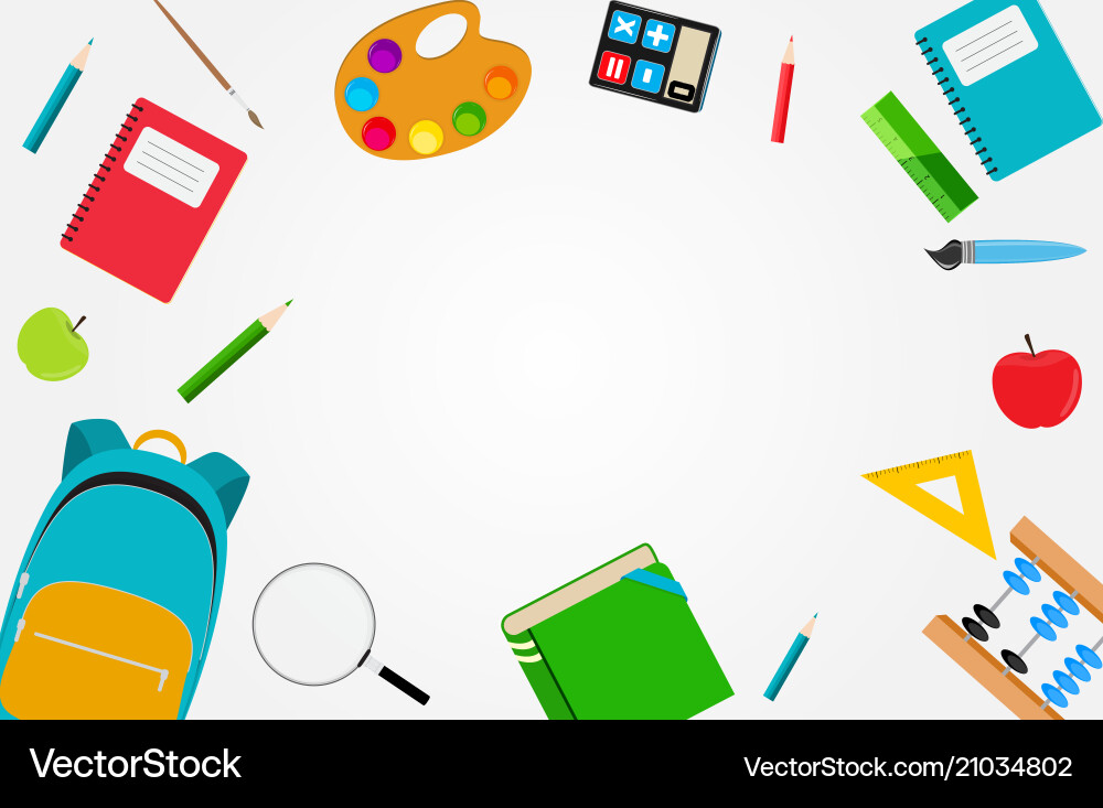 Back to school background Royalty Free Vector Image