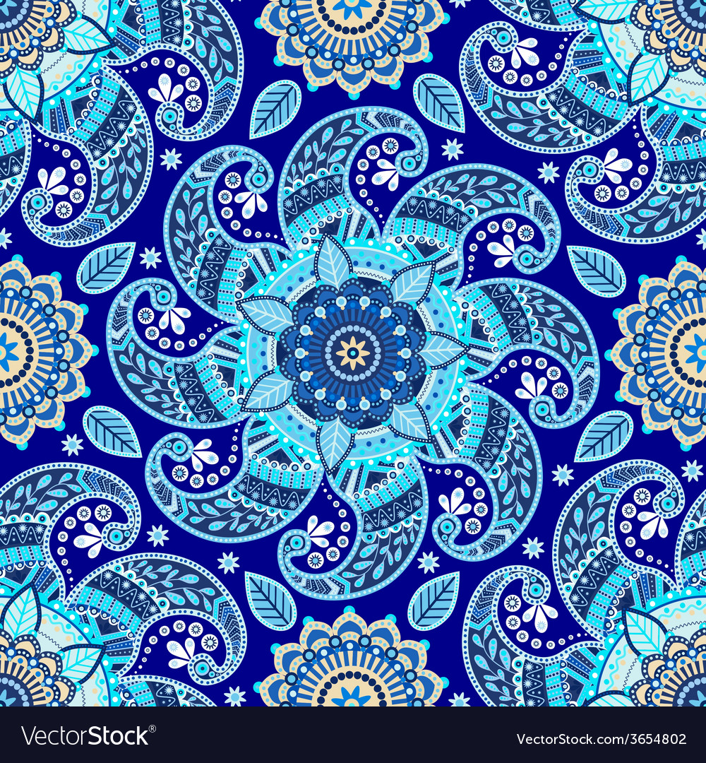 Floral seamless pattern Royalty Free Vector Image