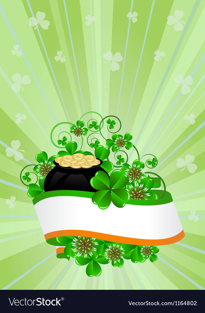 Greeting card st patricks day