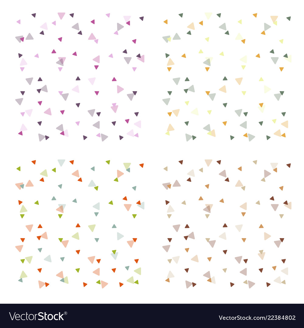 Set of abstract stylish pattern