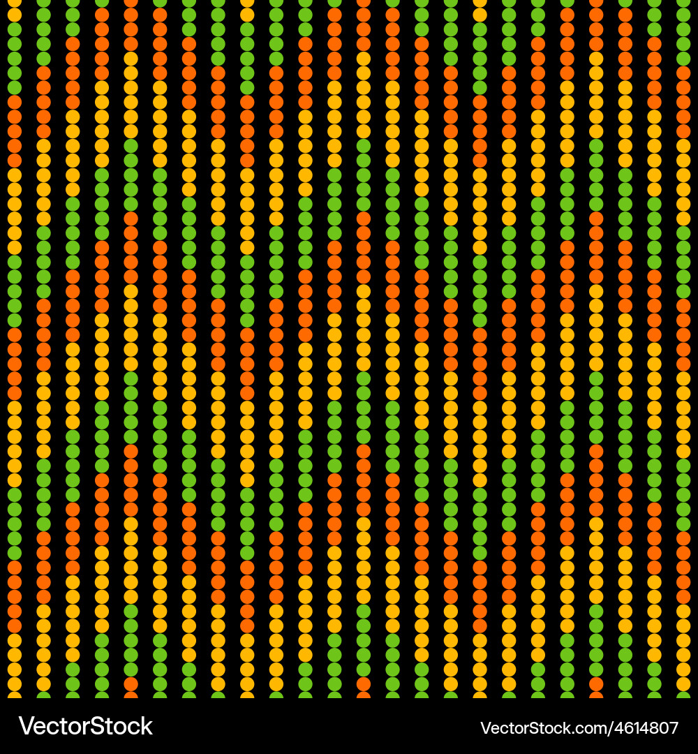 Seamless wave pattern on a black background Vector Image