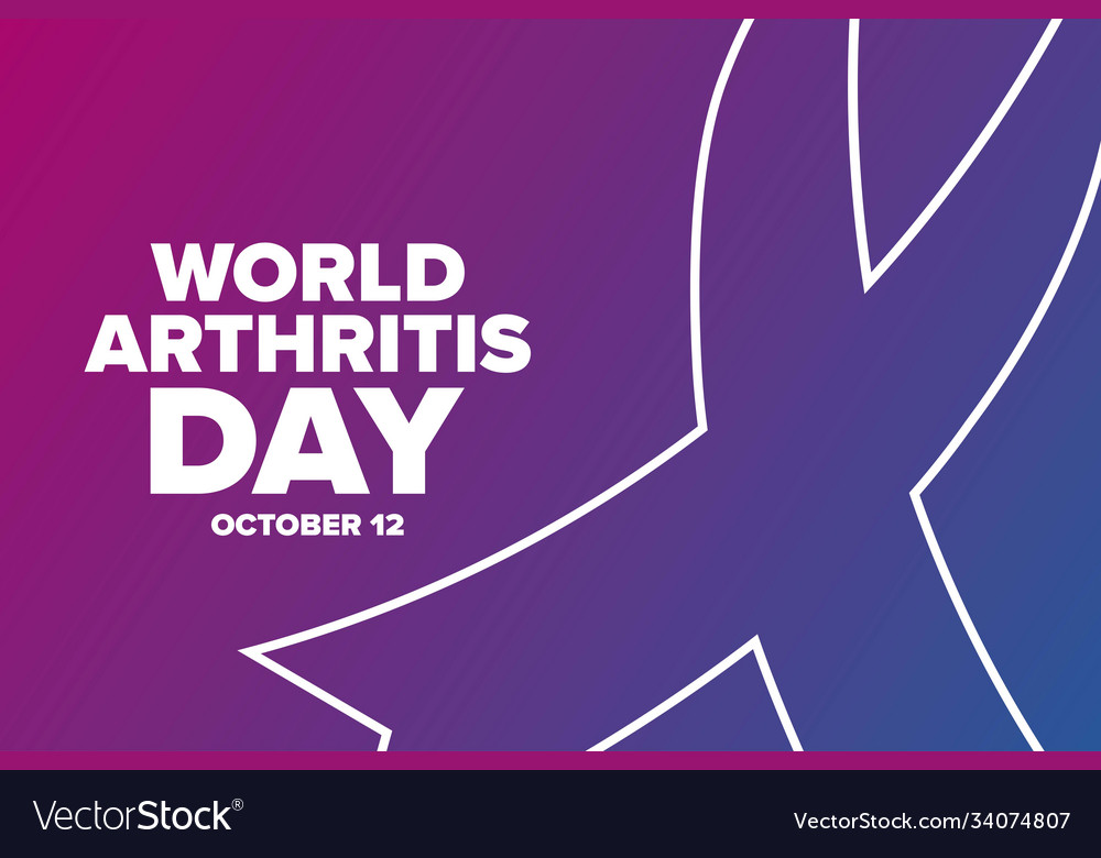 World arthritis day october 12 holiday concept