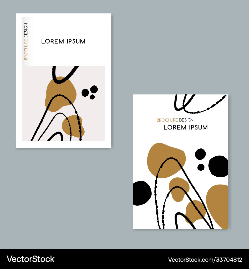 Abstract background brochure template Royalty Free Vector
