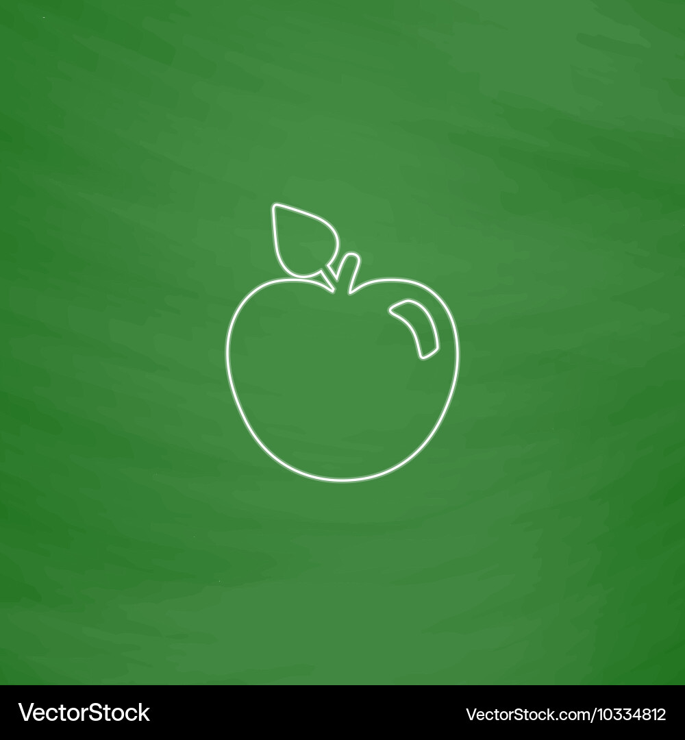 Apple computer symbol Royalty Free Vector Image