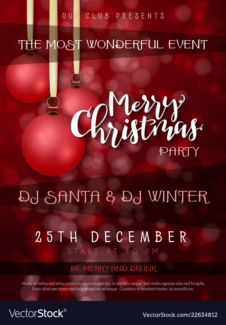 Christmas Party Poster