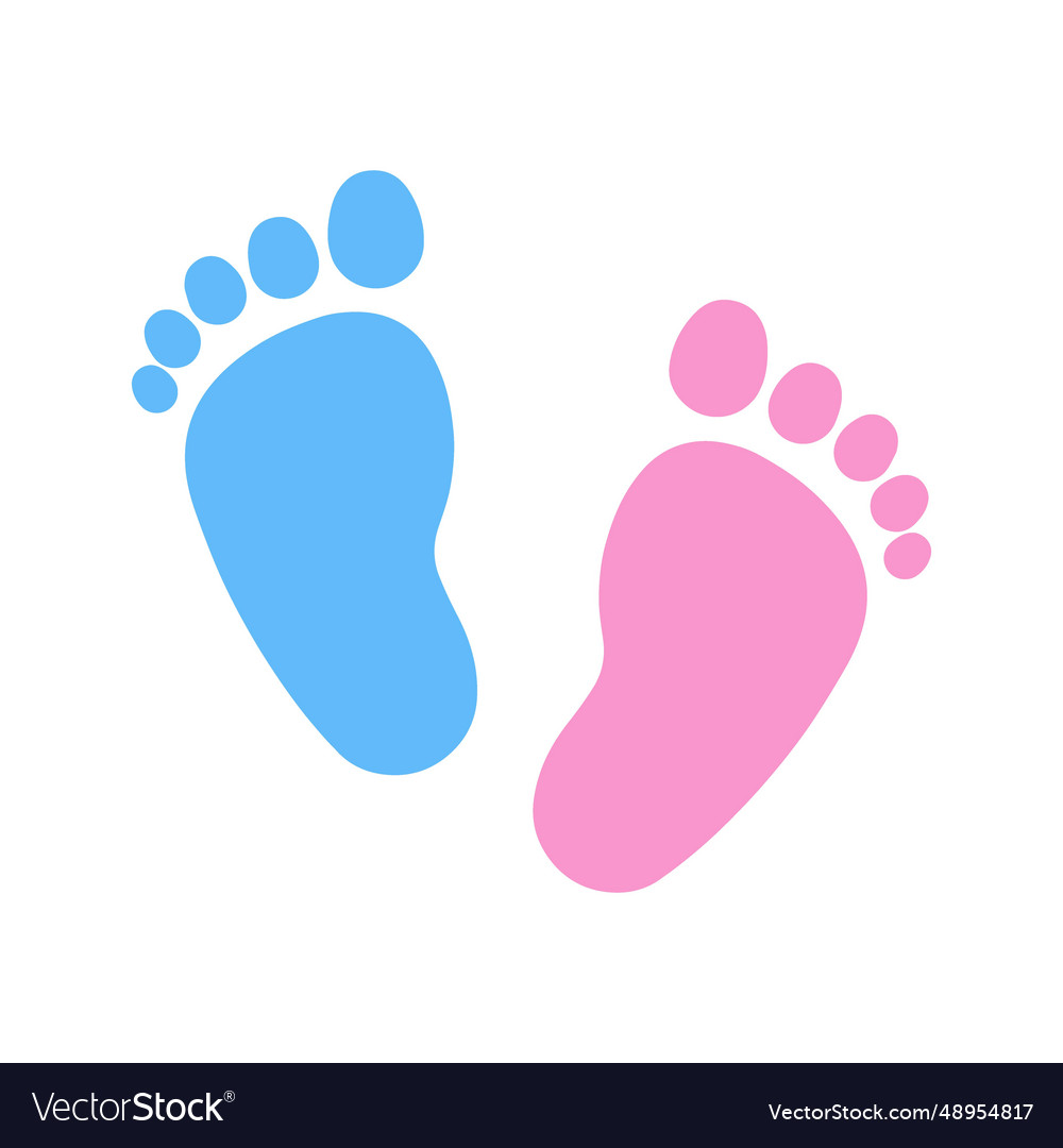 Baby foot print