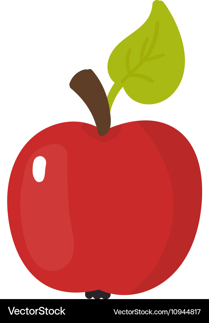 Fresh apple icon Royalty Free Vector Image - VectorStock