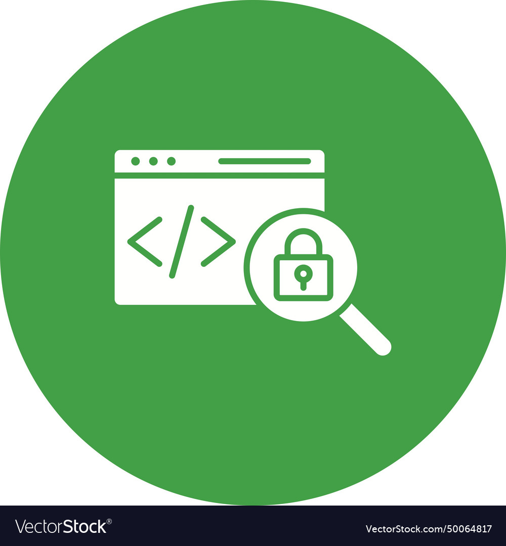 Insecure code icon image