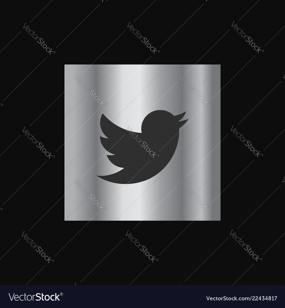 Twitter icon design vector image Twitter icon design