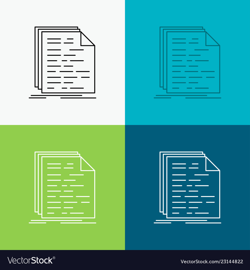 Code Codierung doc Programmier Skript-Symbol über vector image Code Codierung doc Programmier Skript-Symbol über