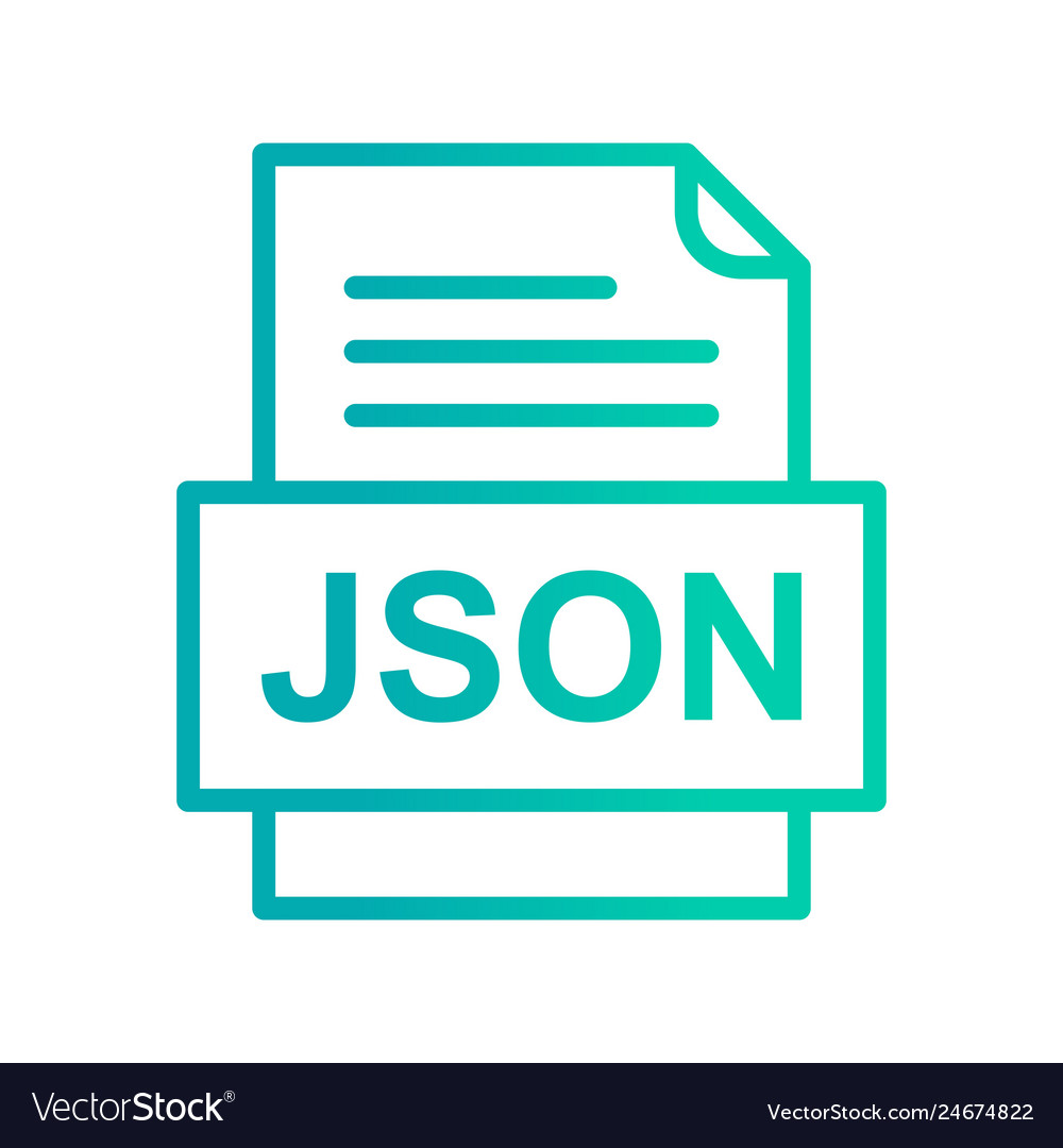 Json file document icon