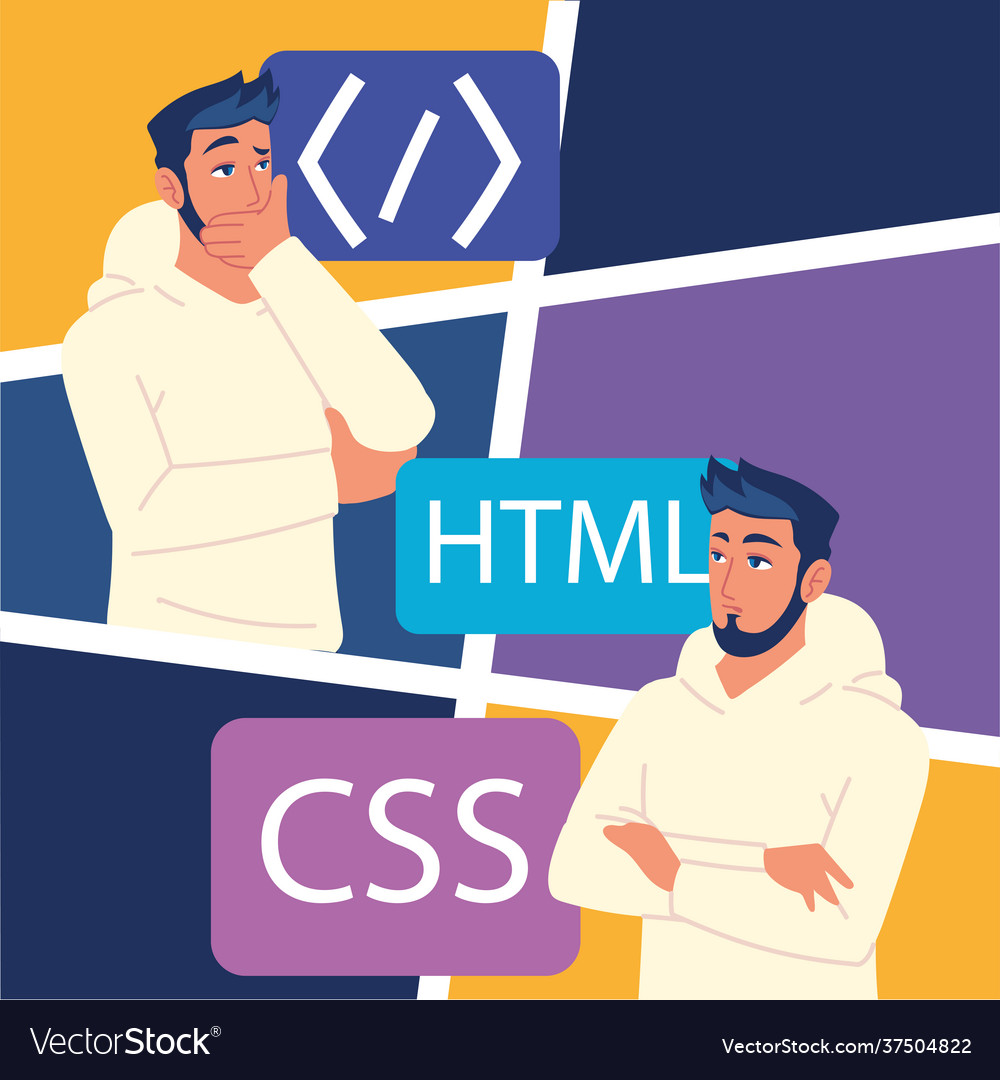 Programmers with codes