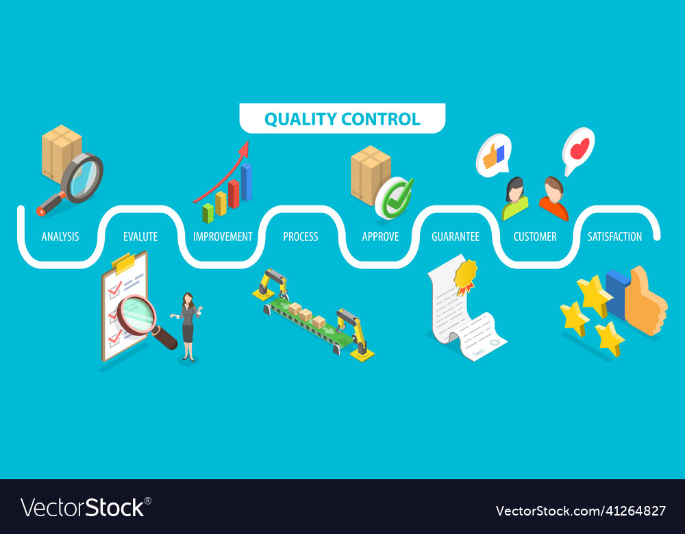 3d isometric flat conceptual Royalty Free Vector Image
