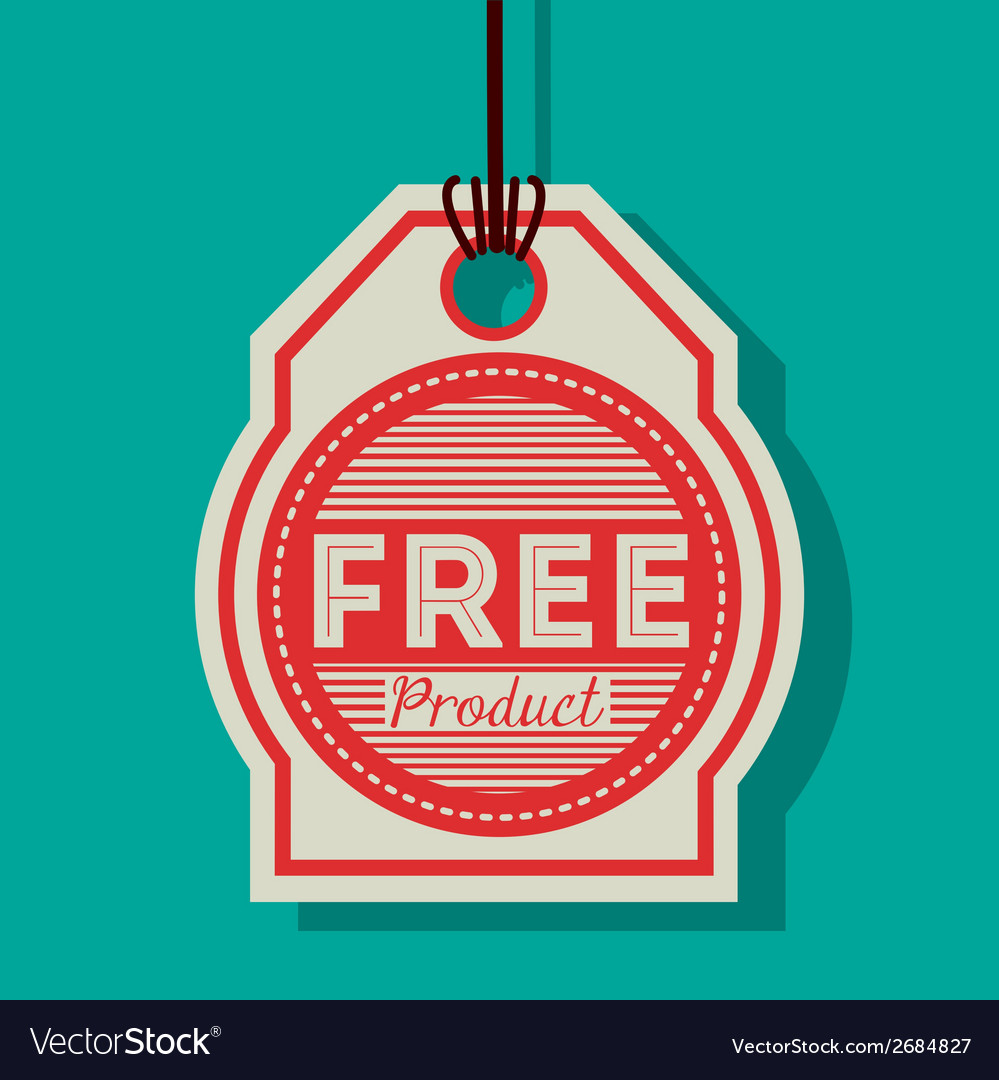 Label design over blue background Royalty Free Vector Image