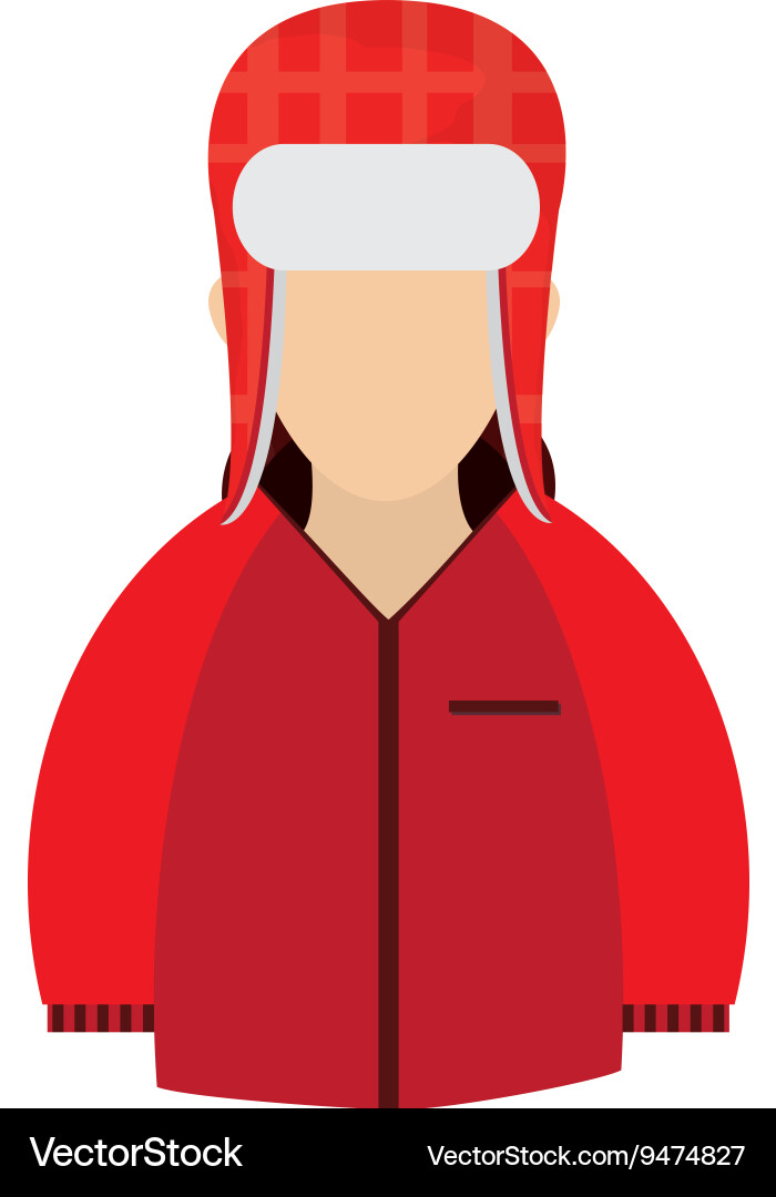 Winter jacket icon Royalty Free Vector Image - VectorStock