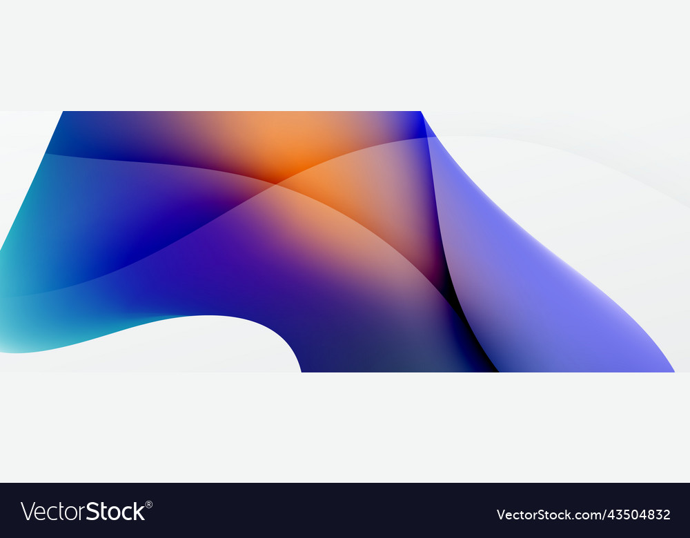 Abstract background fluid gradient color wave vector image Abstract background fluid gradient color wave