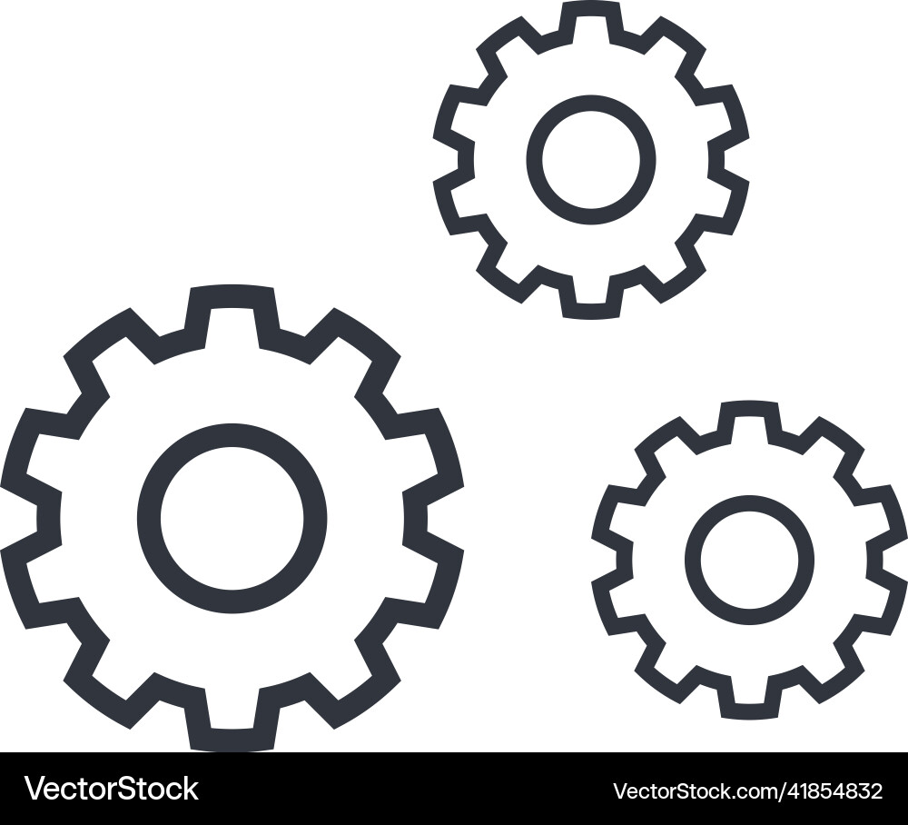 Gear logo template Royalty Free Vector Image - VectorStock
