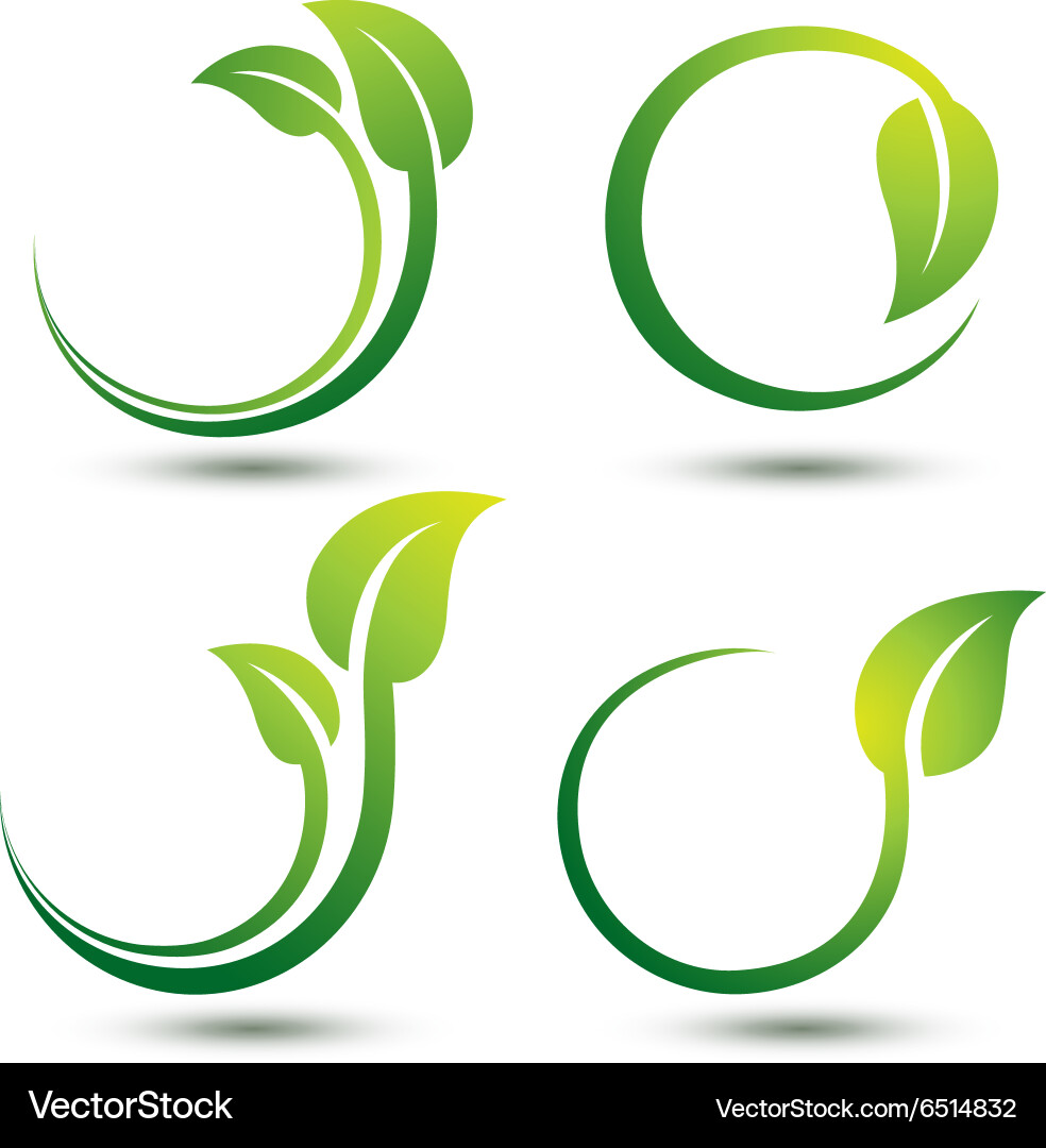 Green labels Royalty Free Vector Image - VectorStock