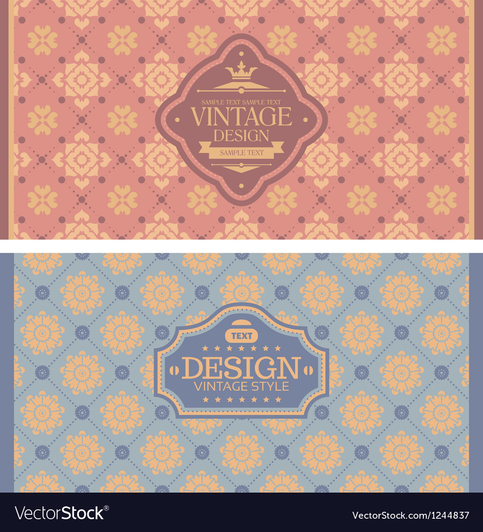 Frames in retro style