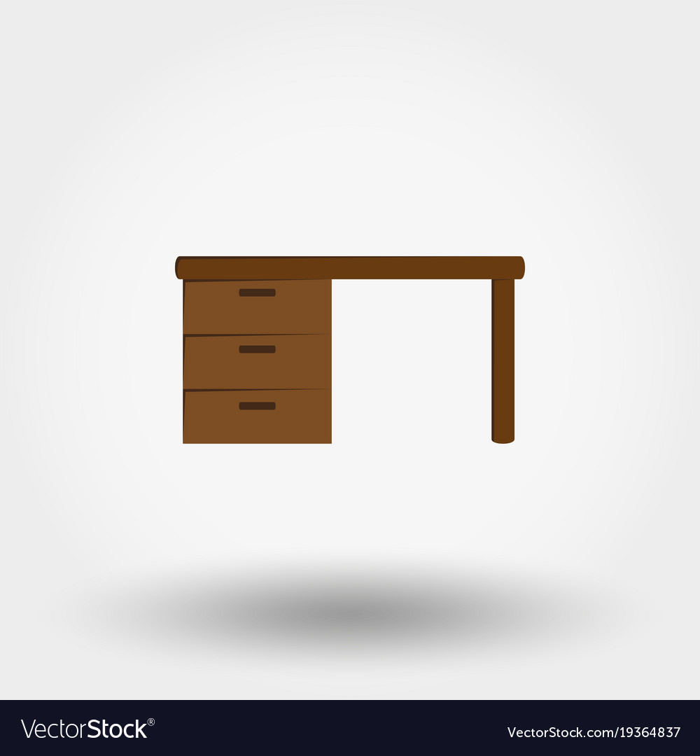 Table workplace Royalty Free Vector Image - VectorStock