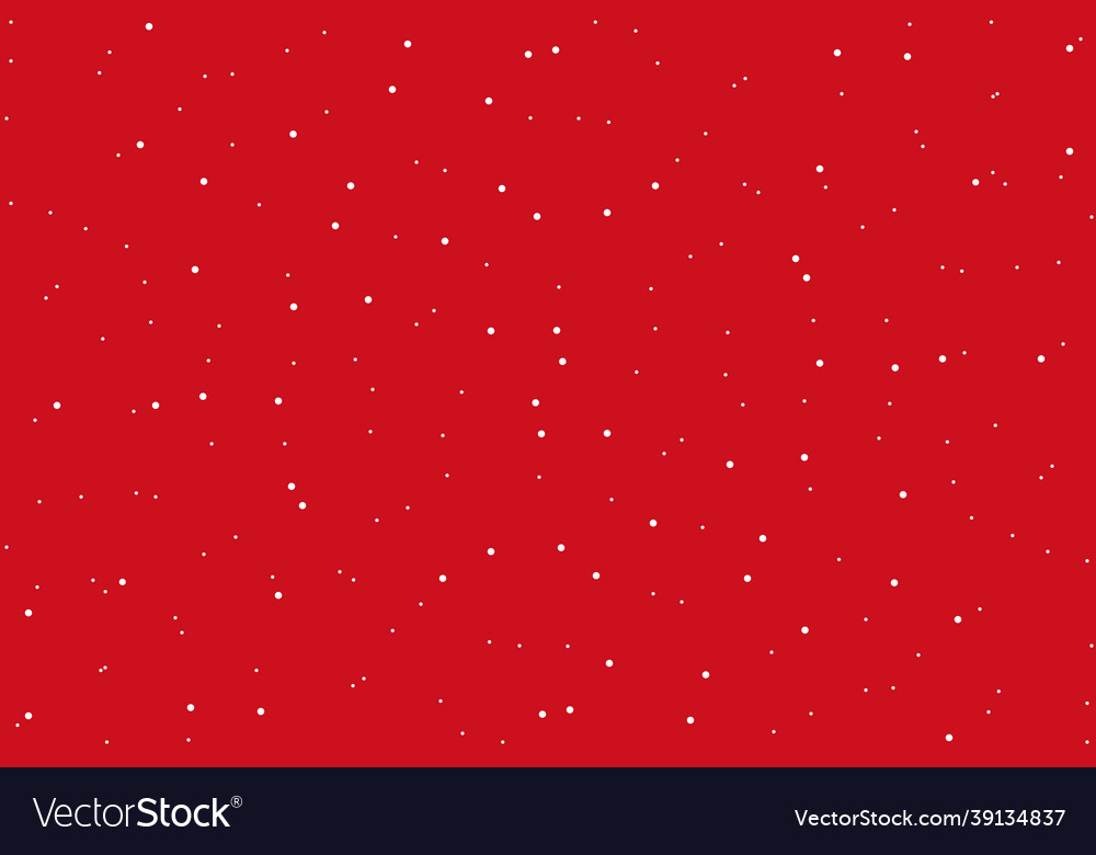 Winter seamless pattern with falling snow vector image Winter seamless pattern with falling snow