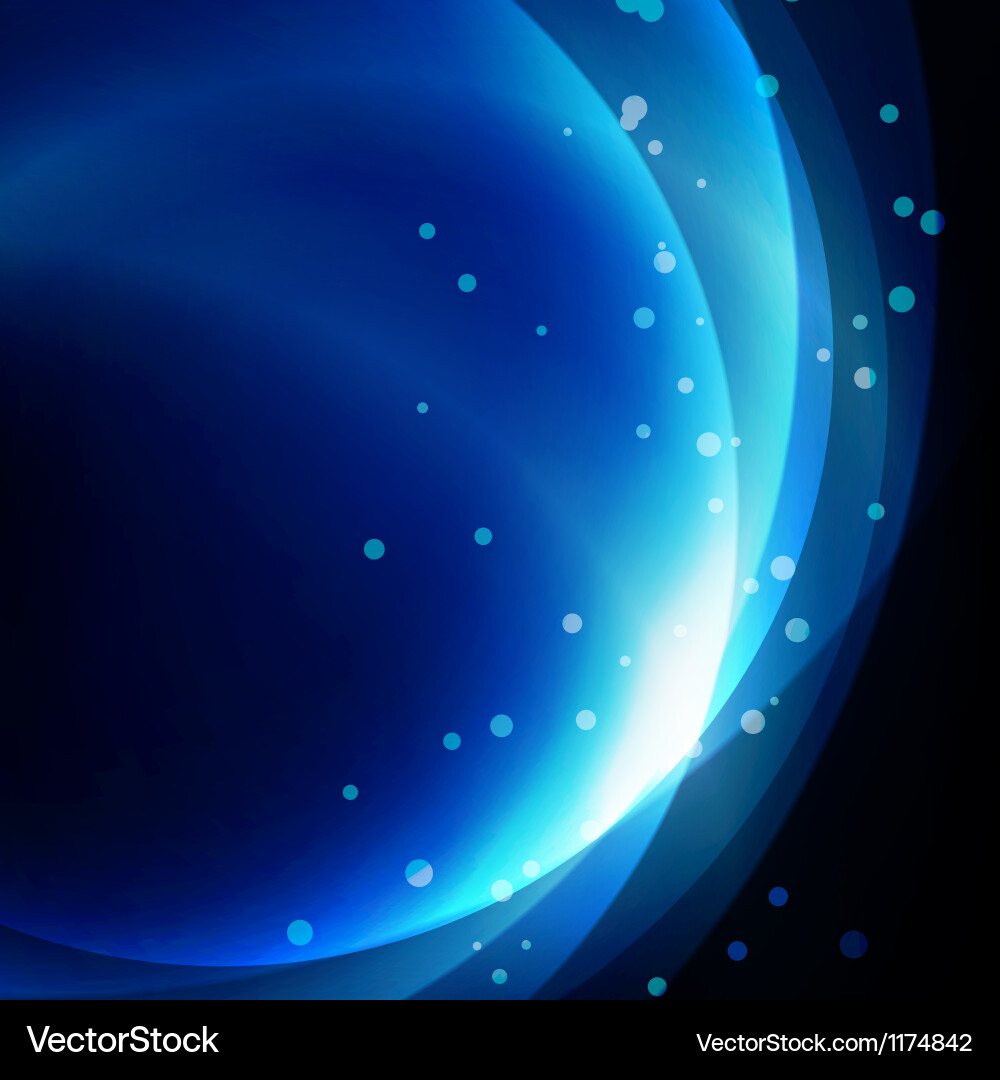 Abstract blue light background Royalty Free Vector Image