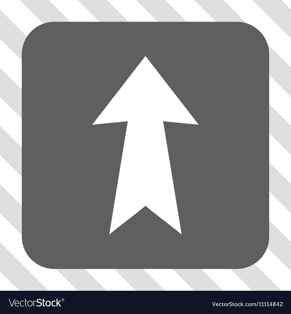 Arrow up rounded square button