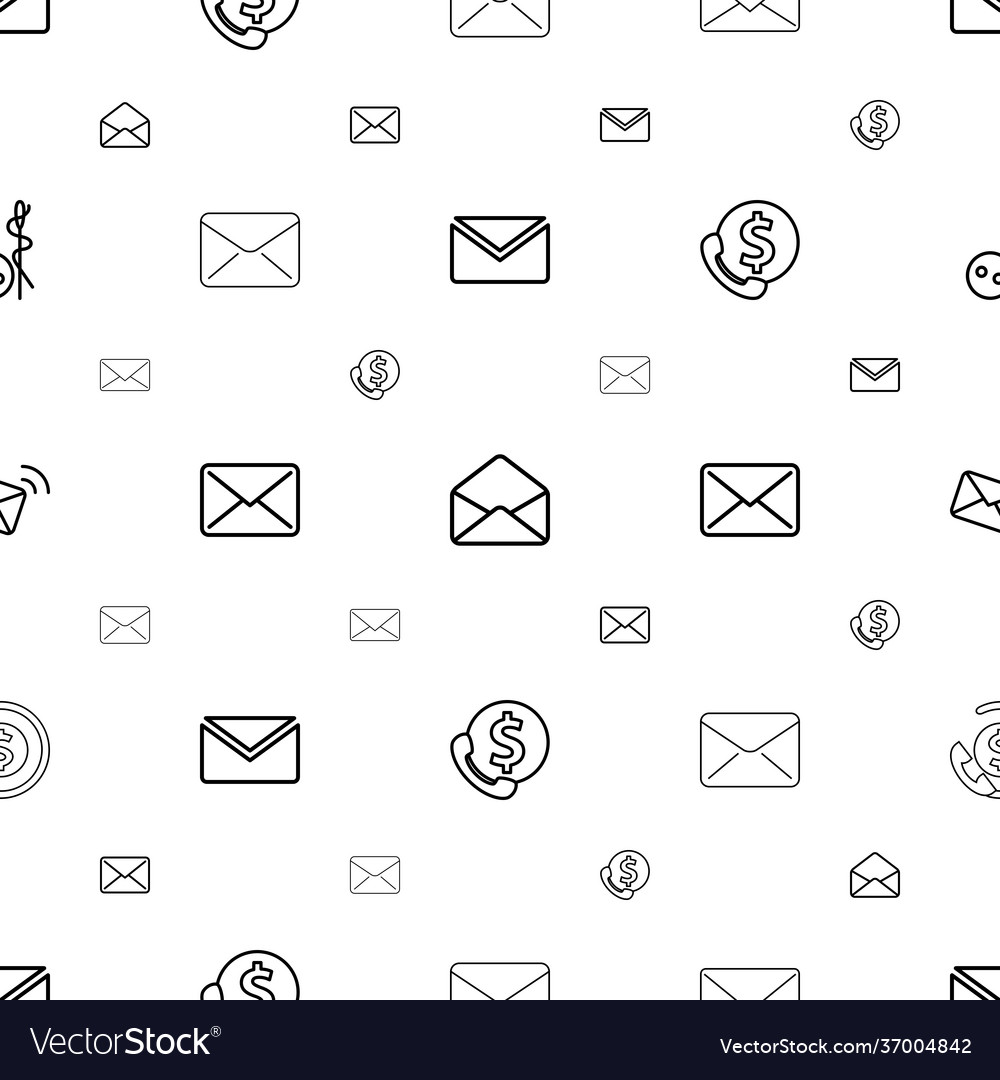 Buttons icons pattern seamless white background