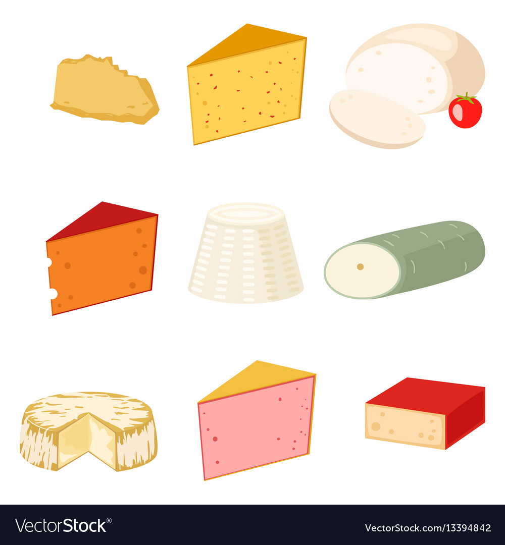 Delicious fresh cheese variety italian dinner icon