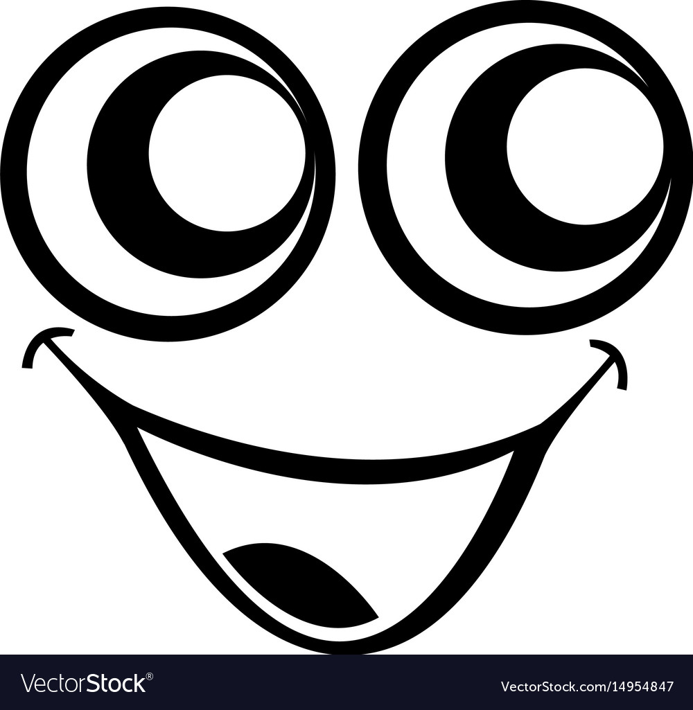 Crazy emoji Royalty Free Vector Image - VectorStock