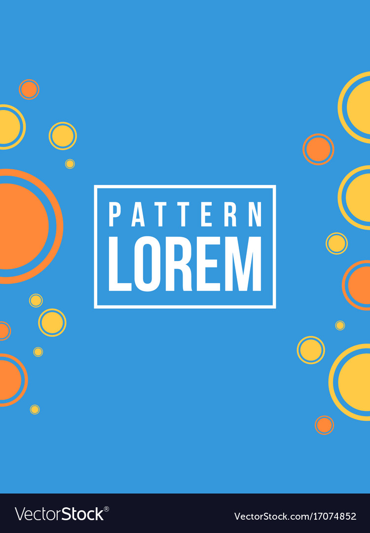 Blue background pattern style collection