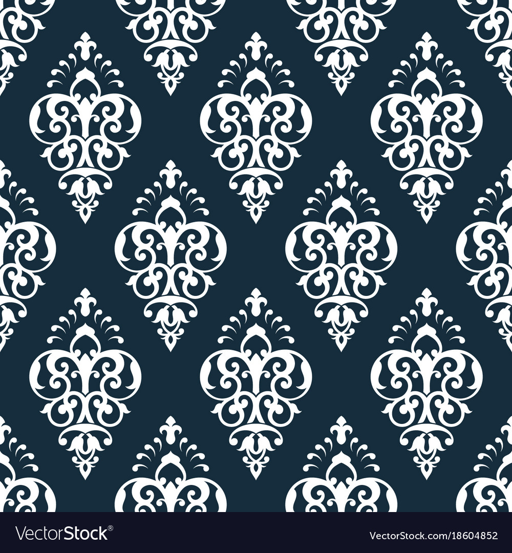 Damask seamless pattern