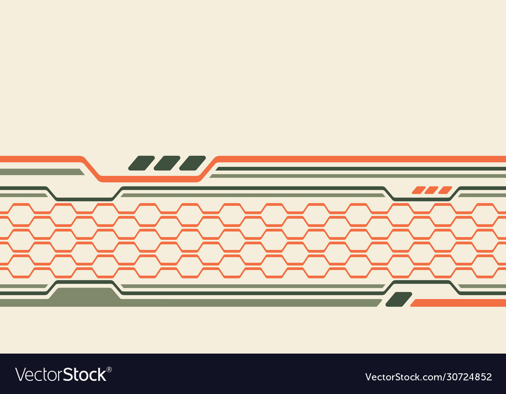 Digital Honeycomb Tech Background