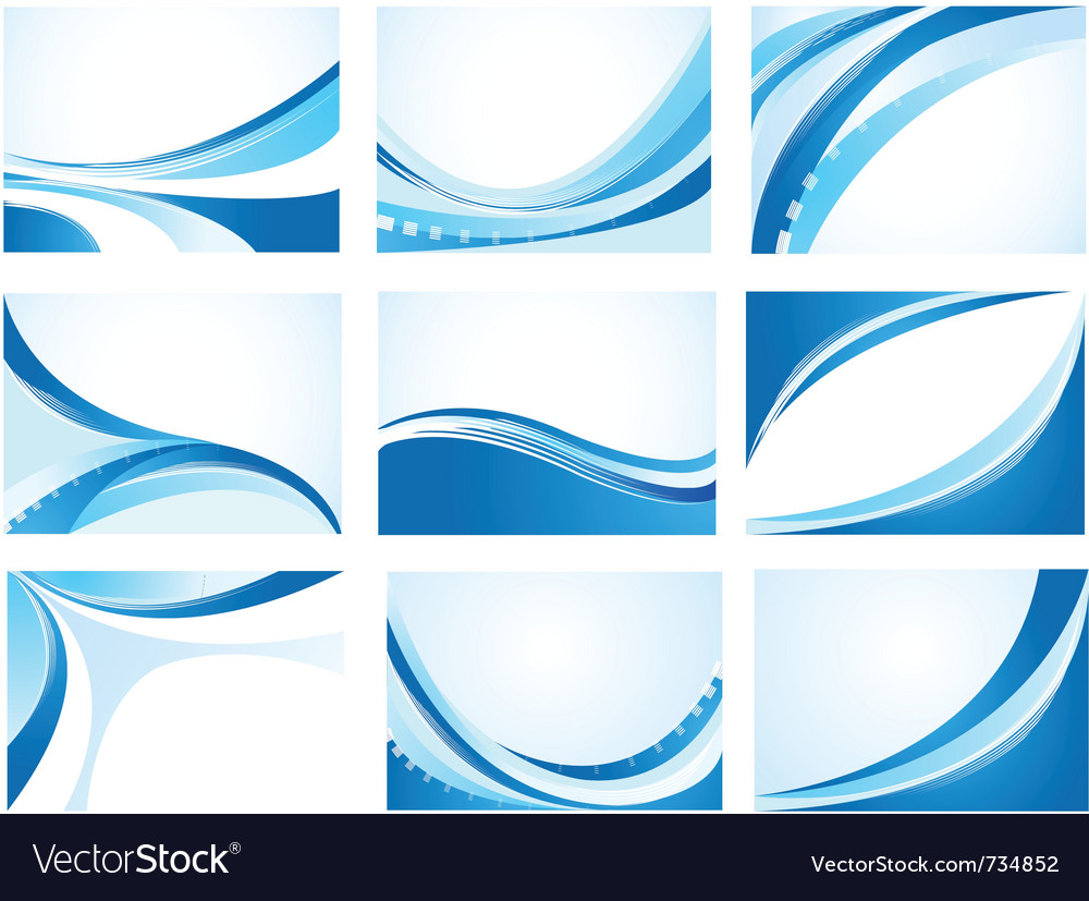 Set of abstract backgrounds