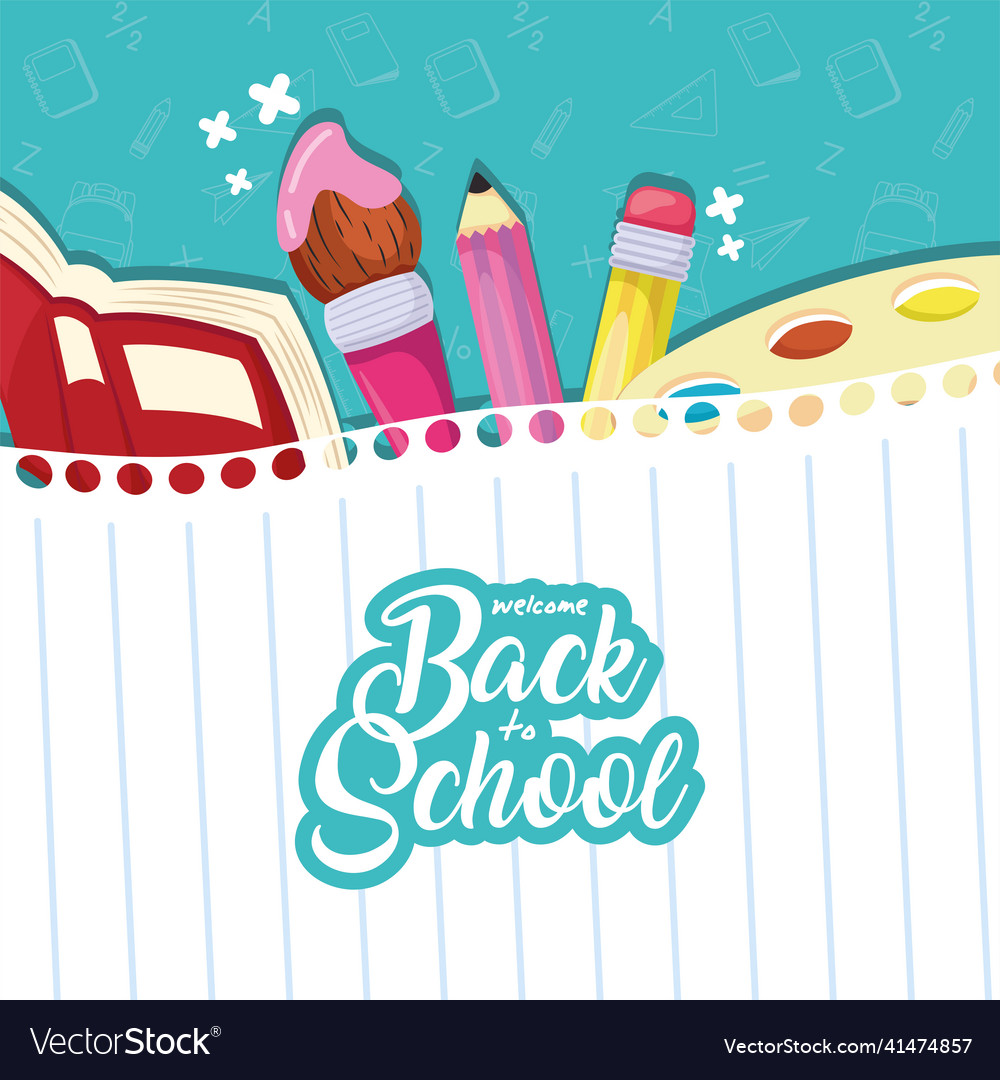 Back to school Royalty Free Vector Image - VectorStock