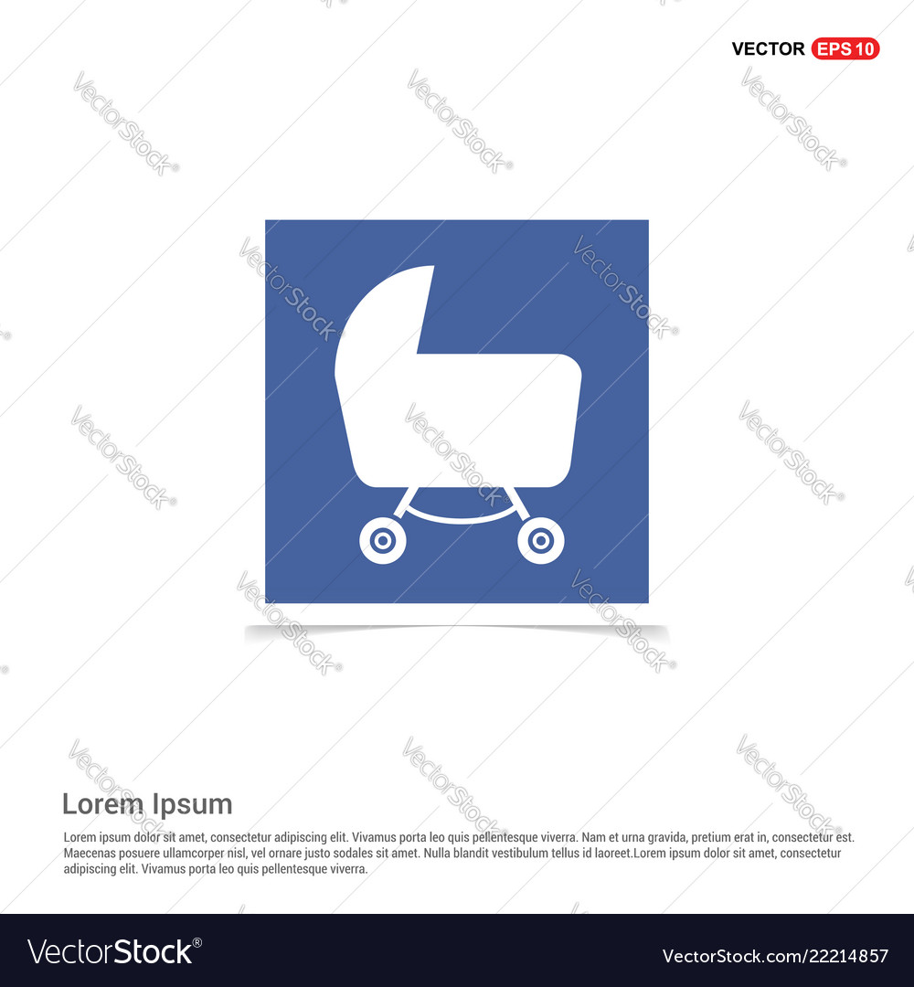 Cart icon - blue photo frame