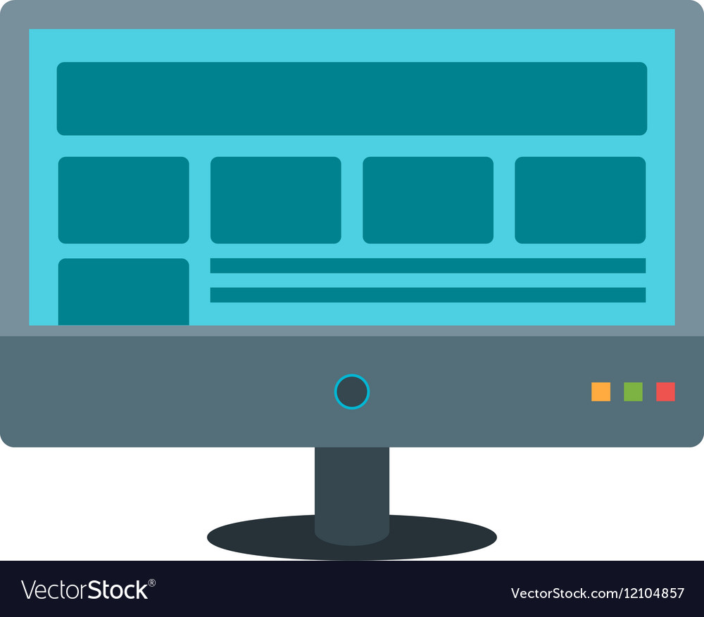 Layout display Royalty Free Vector Image - VectorStock