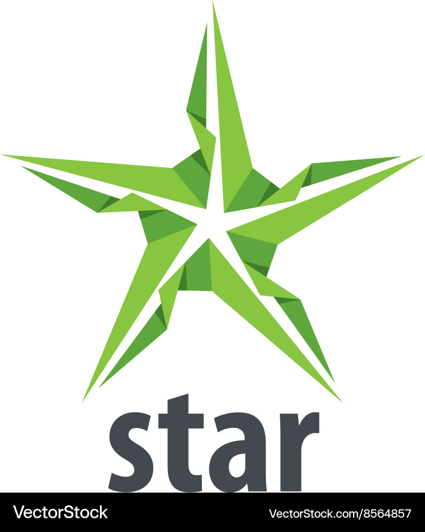Logo star Royalty Free Vector Image - VectorStock