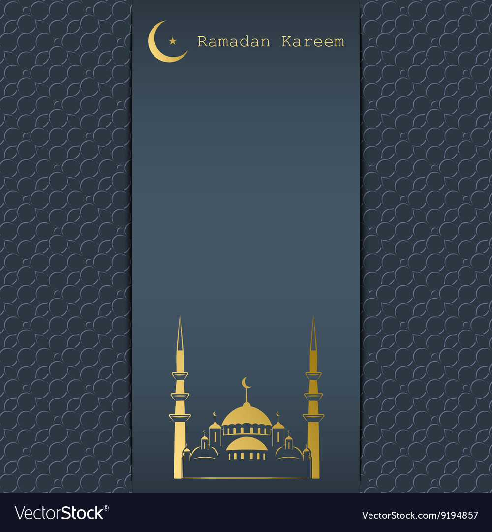 Ramadan kareem greeting card