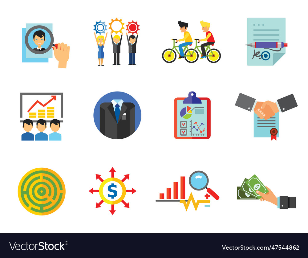 Business icon set