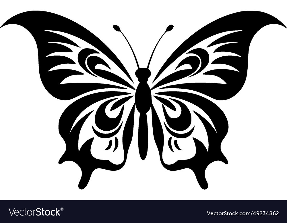 Butterfly - high quality logo ideal for t-shirt Vector Image