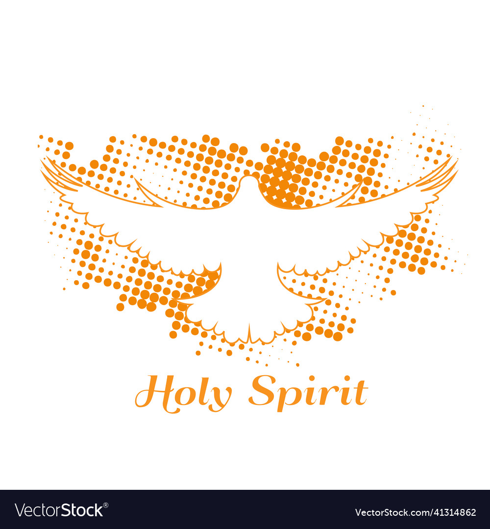 Pentecost sunday come holy spirit Royalty Free Vector Image