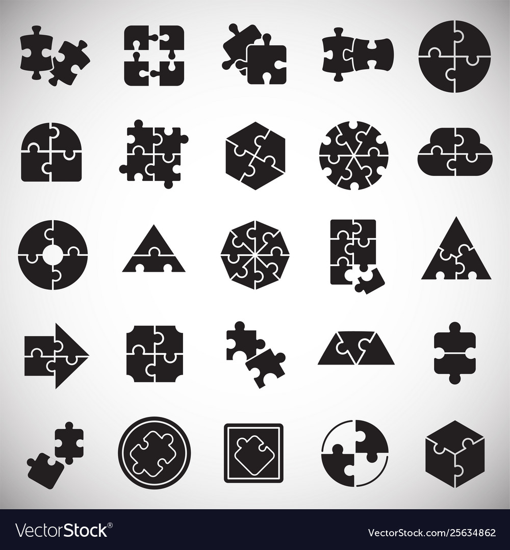 Puzzle Icon Set - Game & Challenge
