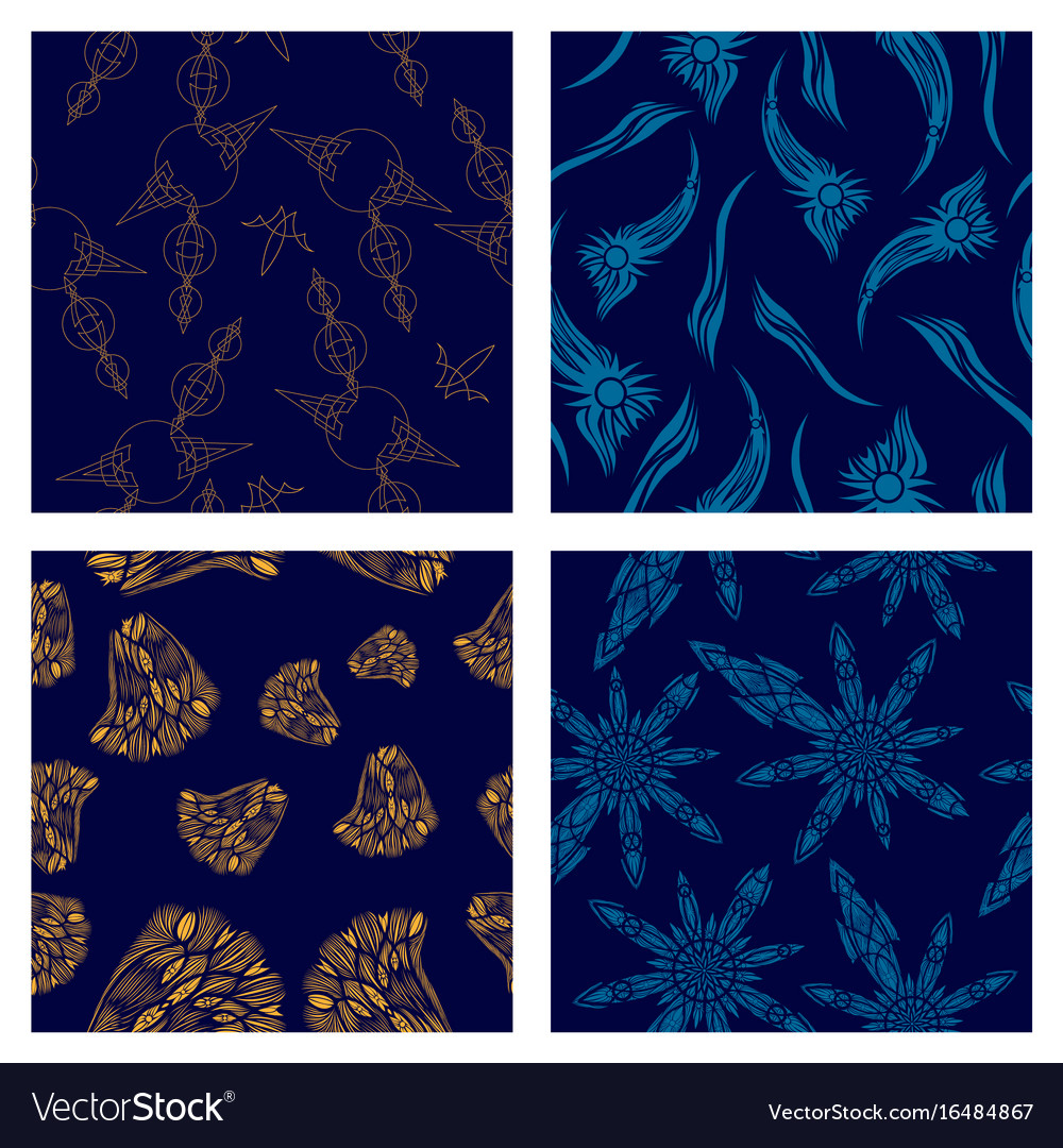 Assembly of patterns in bright style