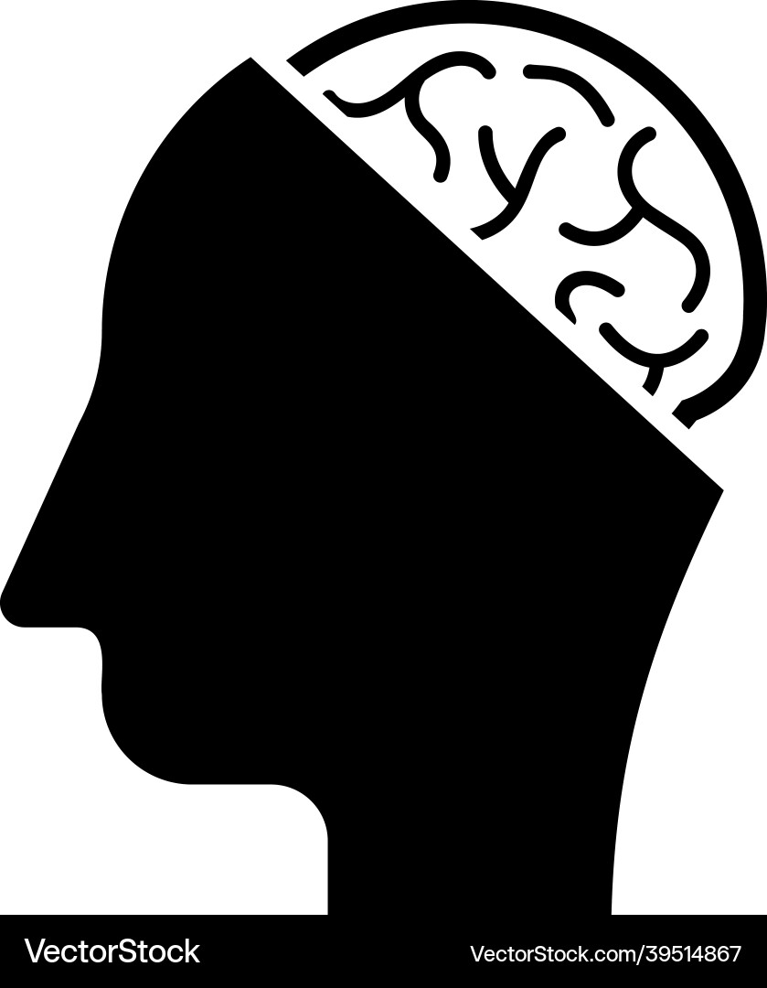 Human brain Royalty Free Vector Image - VectorStock