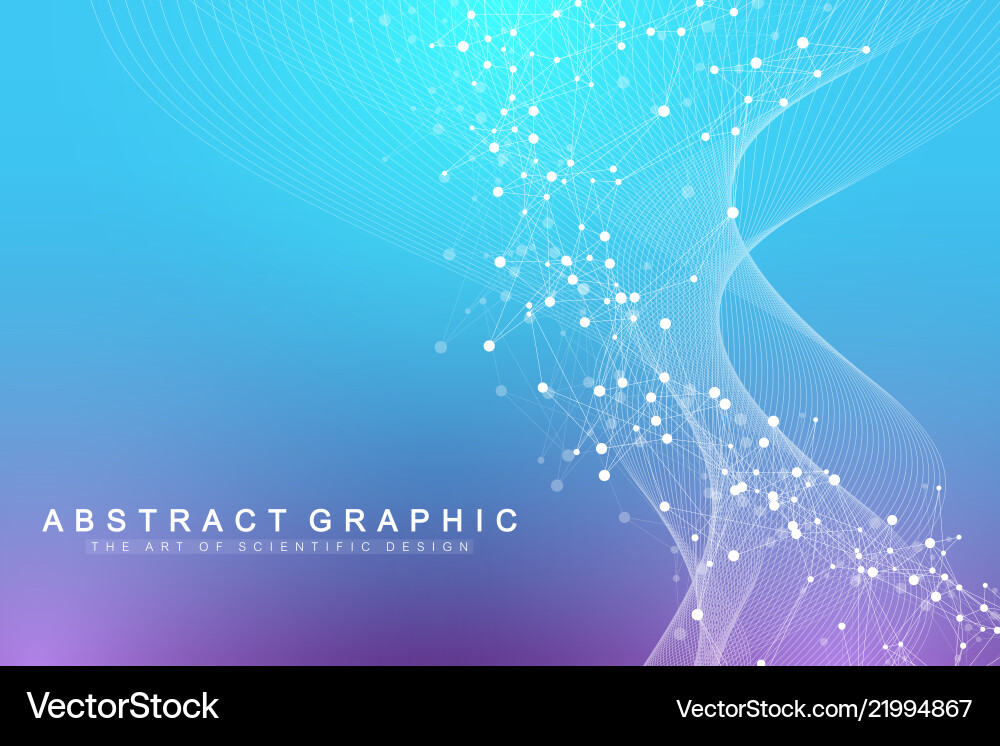 Scientific genetic engineering Royalty Free Vector Image
