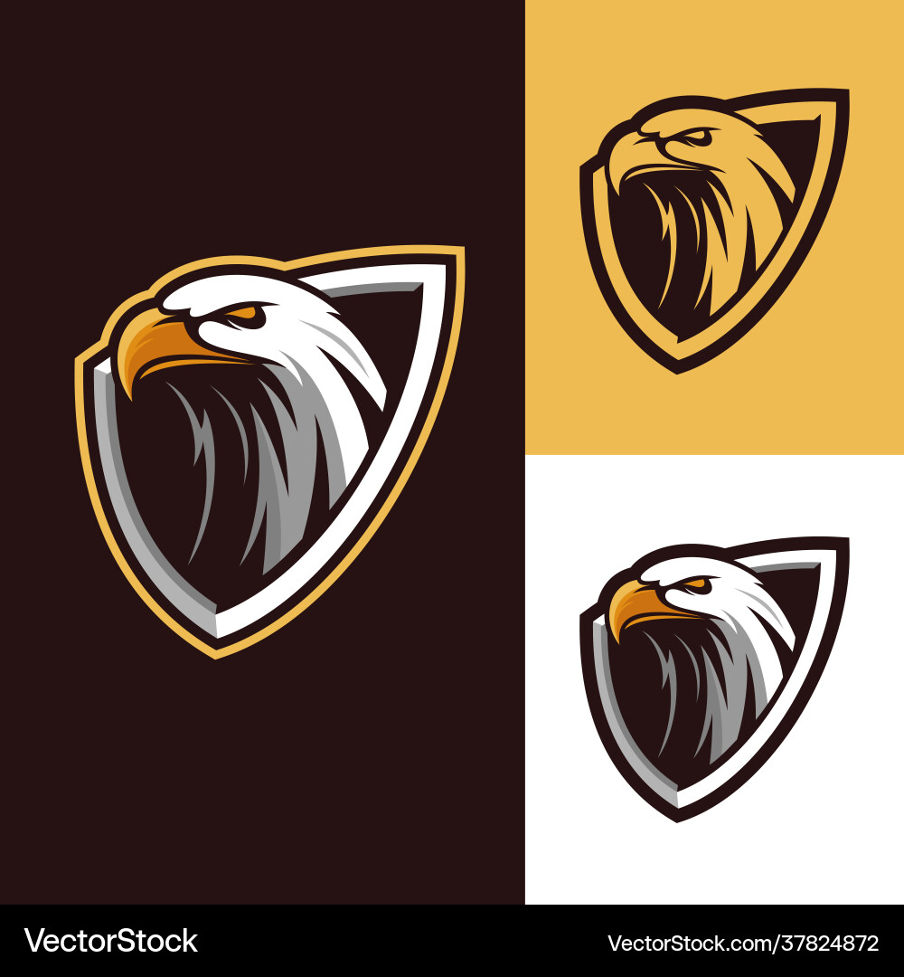 Eagle logo template Royalty Free Vector Image - VectorStock