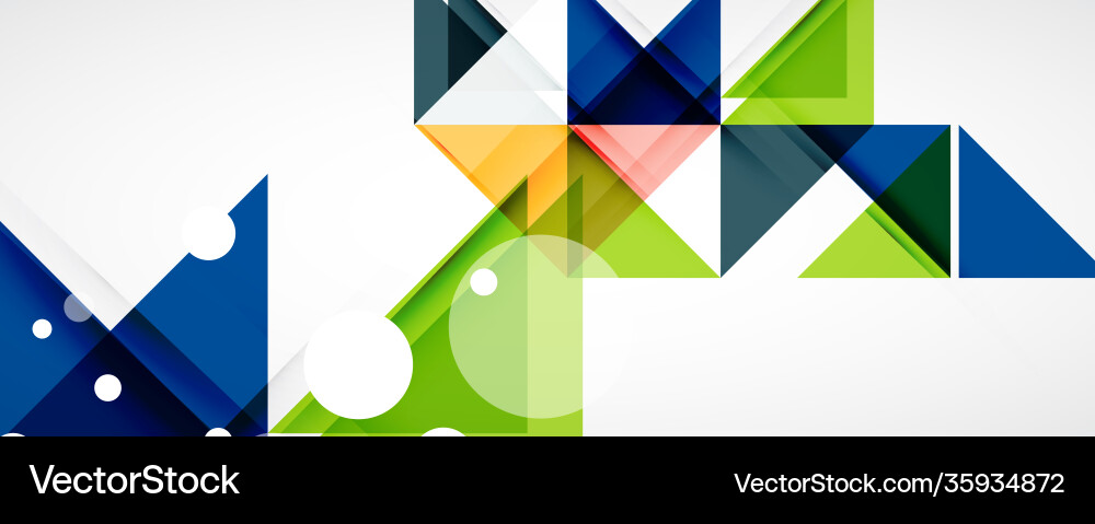 Geometric abstract background techno color Vector Image